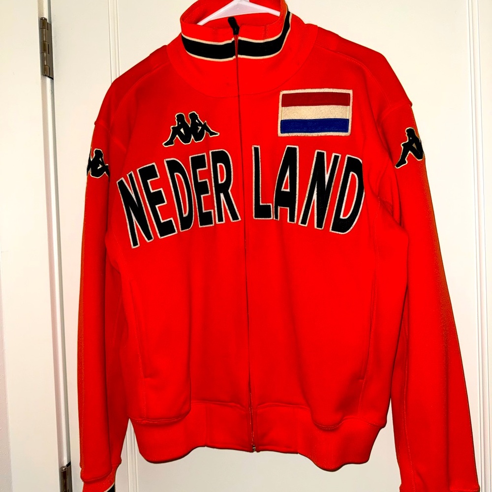 Kappa Nederland soccer warm up jacket